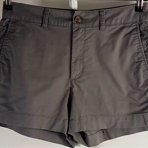 Old Navy Women’s Flat-Front Gray Shorts